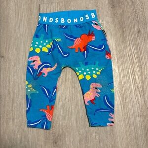 Bonds Blue Dinosaur Baby Leggings